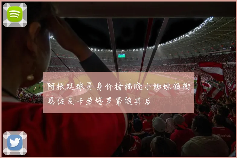 阿根廷球员身价榜揭晓小蜘蛛领衔恩佐麦卡劳塔罗紧随其后